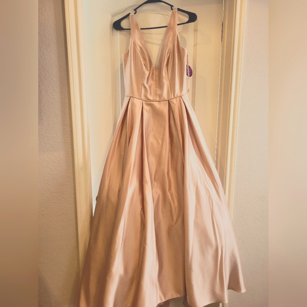 blush dress
